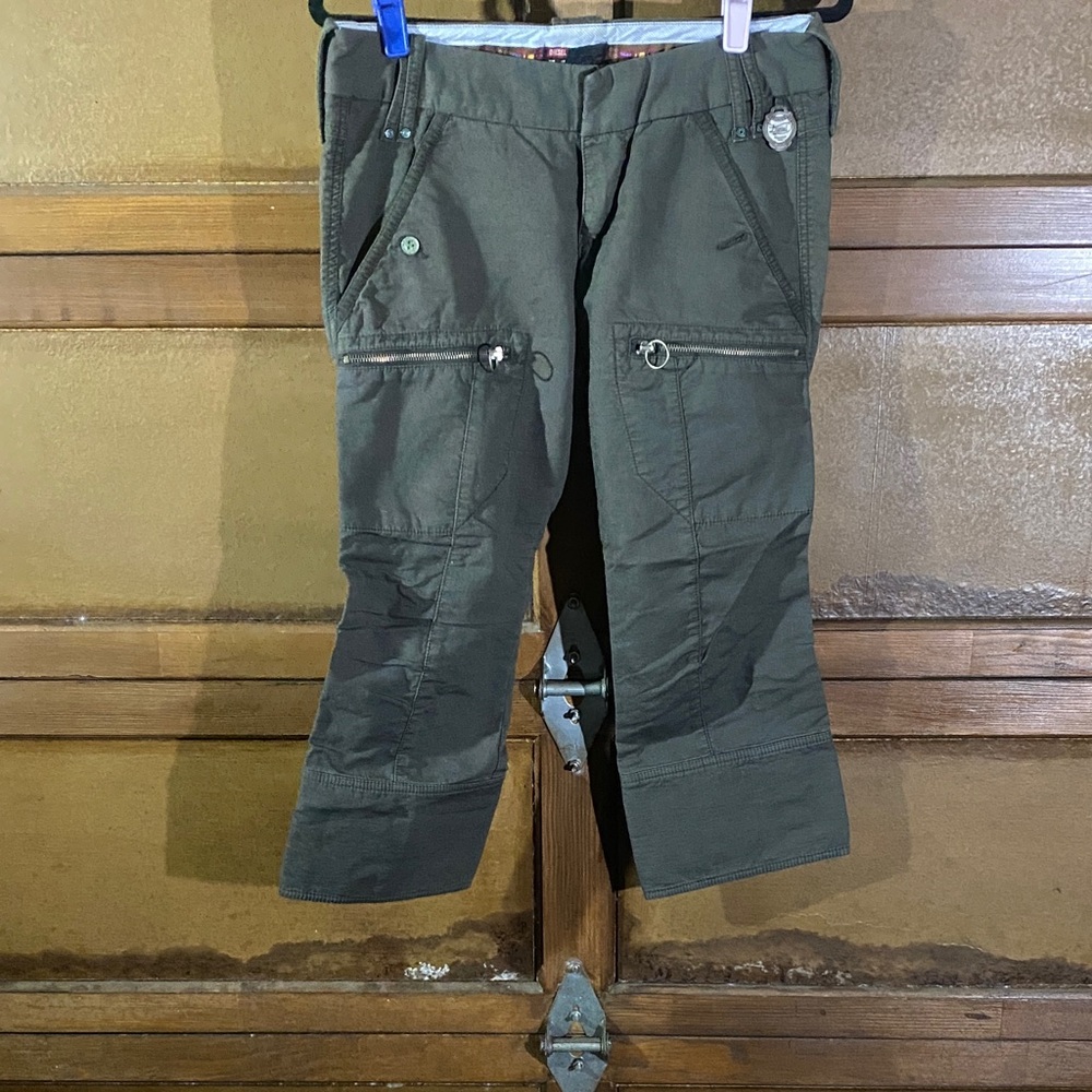 Diesel Olive Green Capris